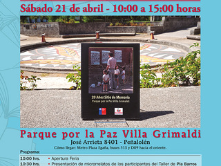 II Feria del Libro de Derechos Humanos y Memoria en Villa Grimaldi
